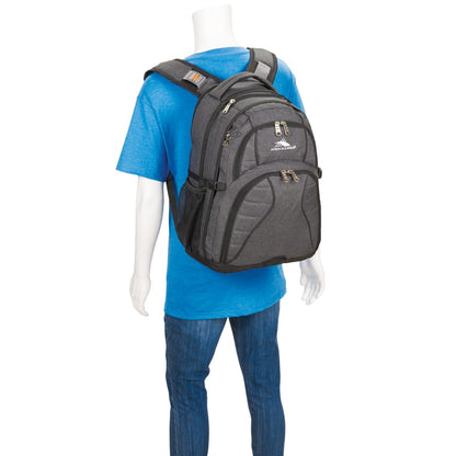 Gray High Sierra Swerve 17" Computer Backpack plain