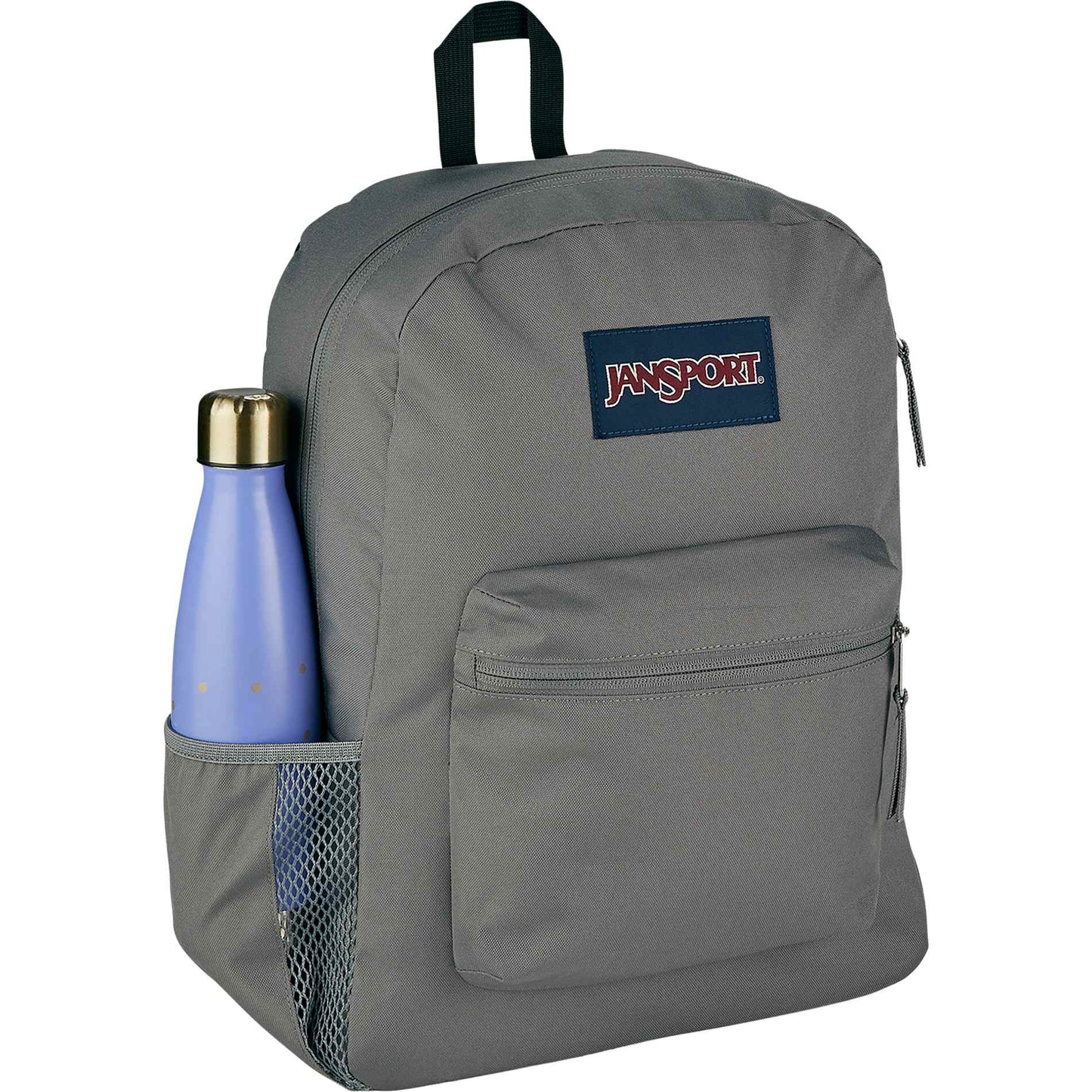 Gray Jansport Crosstown Plus Backpack plain