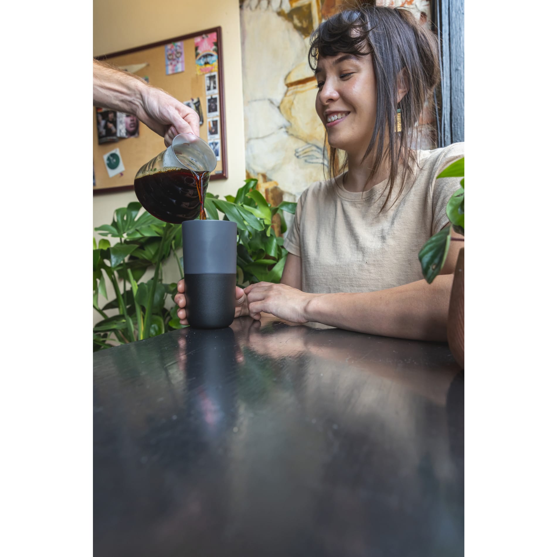 Gray Klean Kanteen Eco Rise 16oz Tumbler
