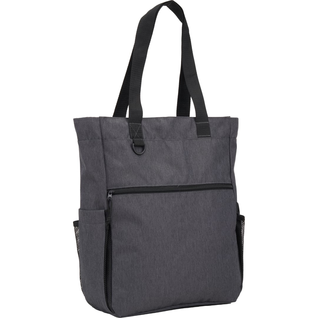 Gray Luna RPET Convertible Backpack Tote plain