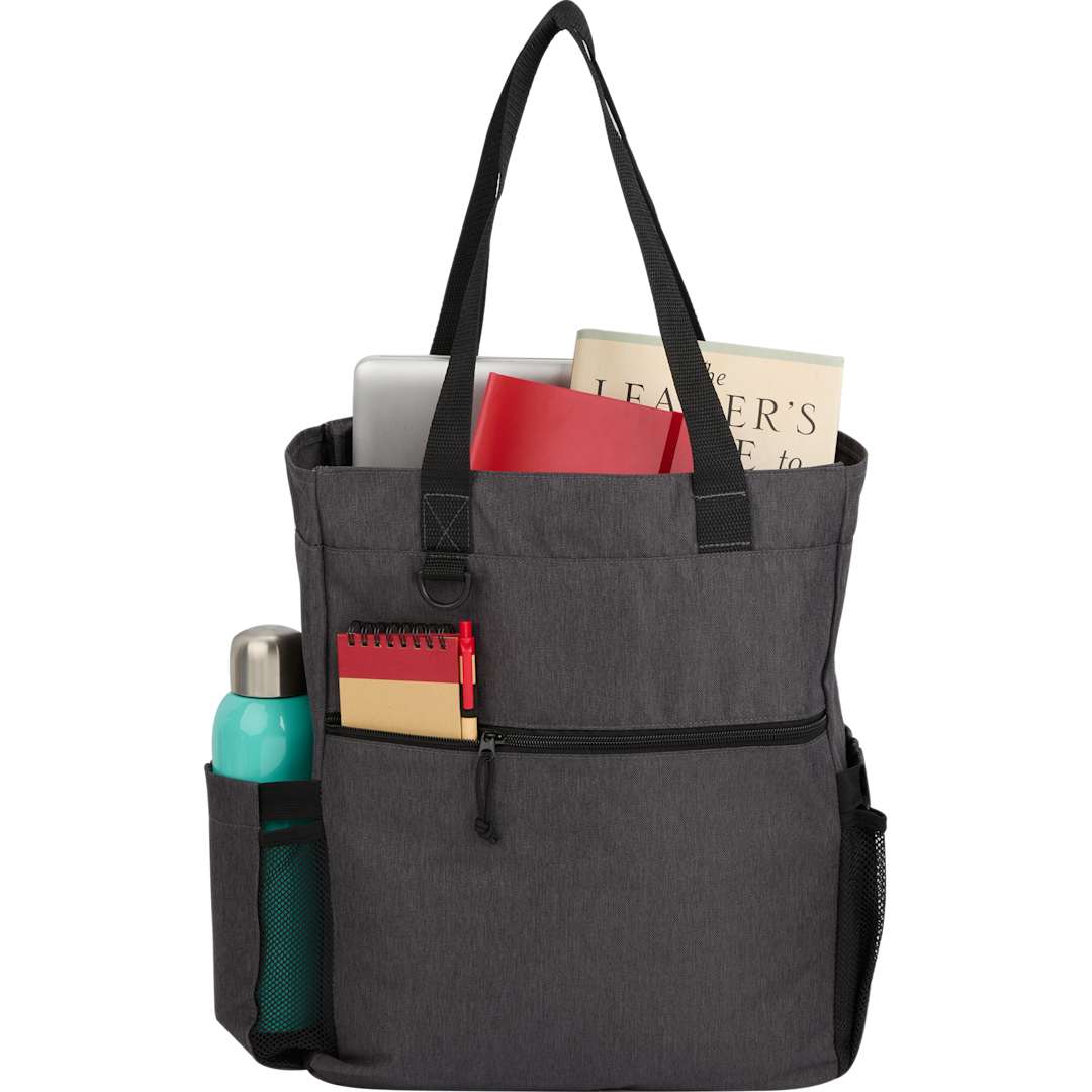 Gray Luna RPET Convertible Backpack Tote plain