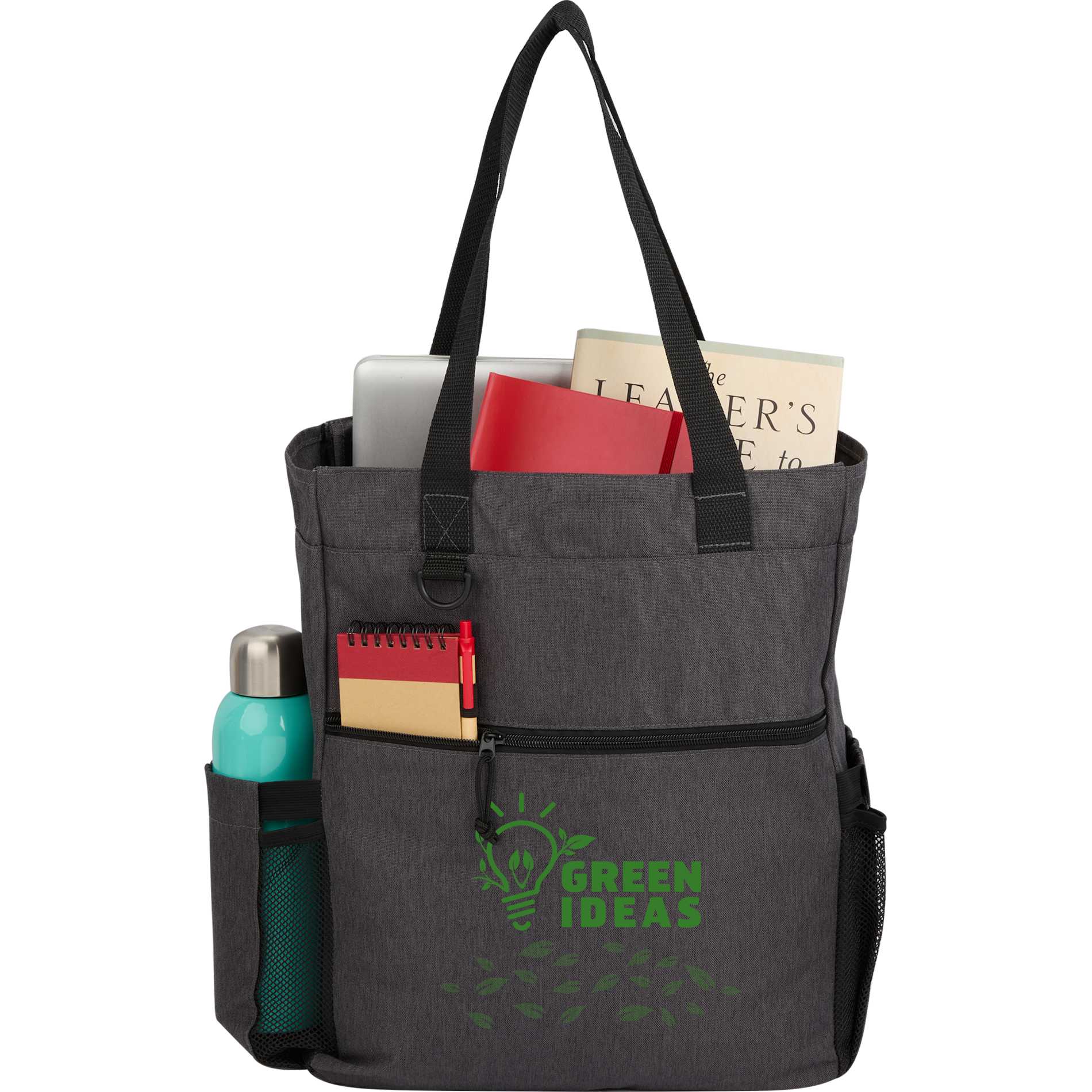 Gray Luna RPET Convertible Backpack Tote