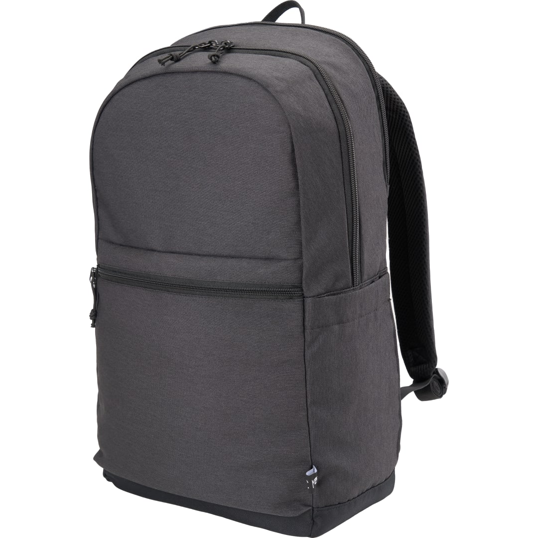 Gray Merchant & Craft Recycled 17" Laptop Backpack plain
