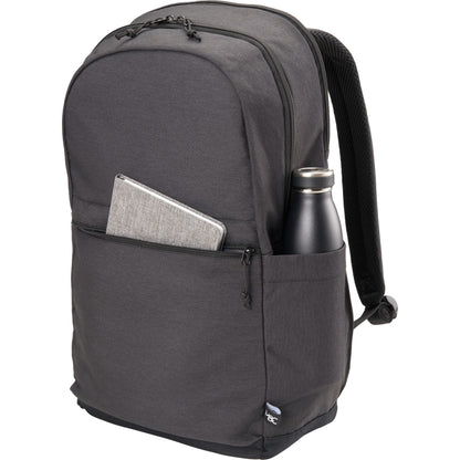 Gray Merchant & Craft Recycled 17" Laptop Backpack plain