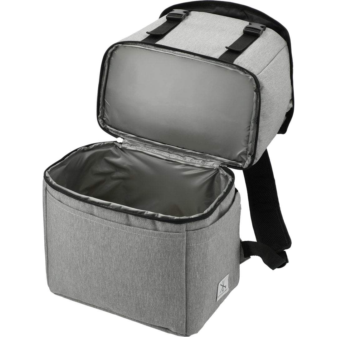 Gray Merchant & Craft Revive Recycled Backpack Cooler plain
