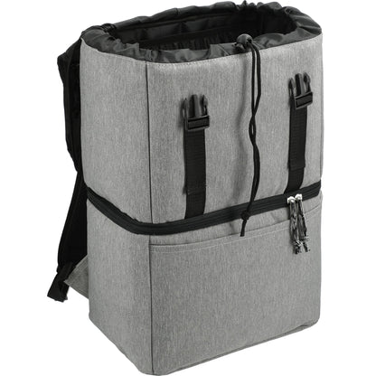 Gray Merchant & Craft Revive Recycled Backpack Cooler plain