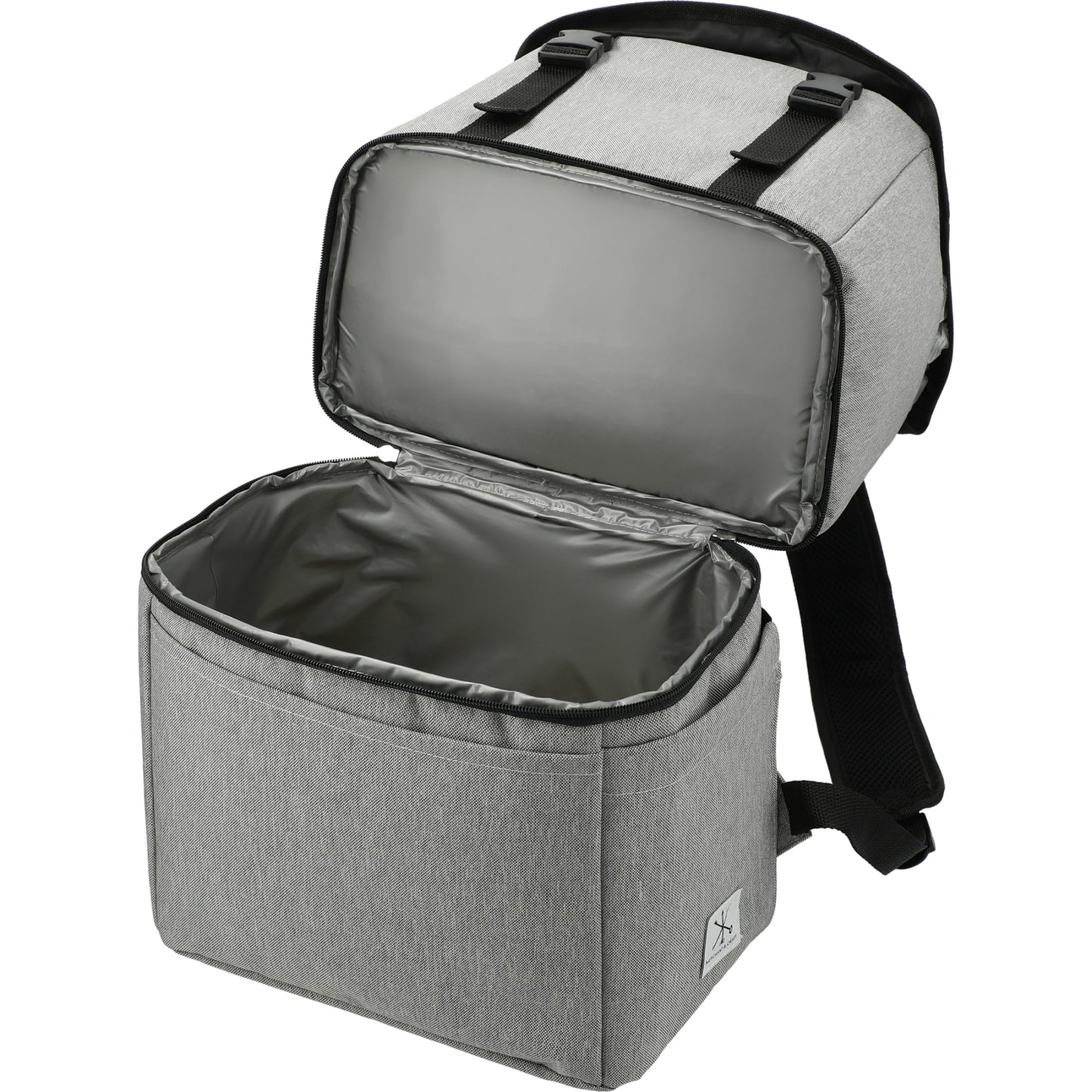Gray Merchant & Craft Revive Recycled Backpack Cooler plain