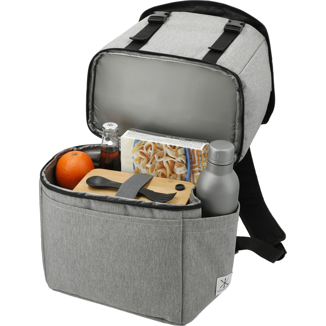 Gray Merchant & Craft Revive Recycled Backpack Cooler plain