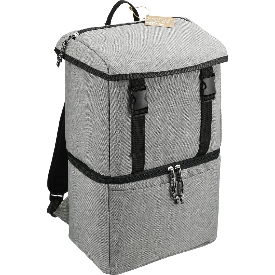 Gray Merchant & Craft Revive Recycled Backpack Cooler plain