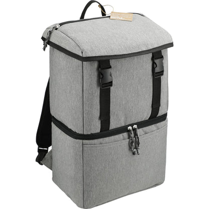Gray Merchant & Craft Revive Recycled Backpack Cooler plain