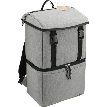 Gray Merchant & Craft Revive Recycled Backpack Cooler plain