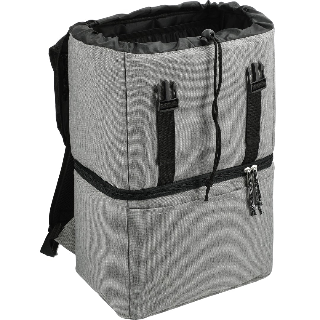 Gray Merchant & Craft Revive Recycled Backpack Cooler plain