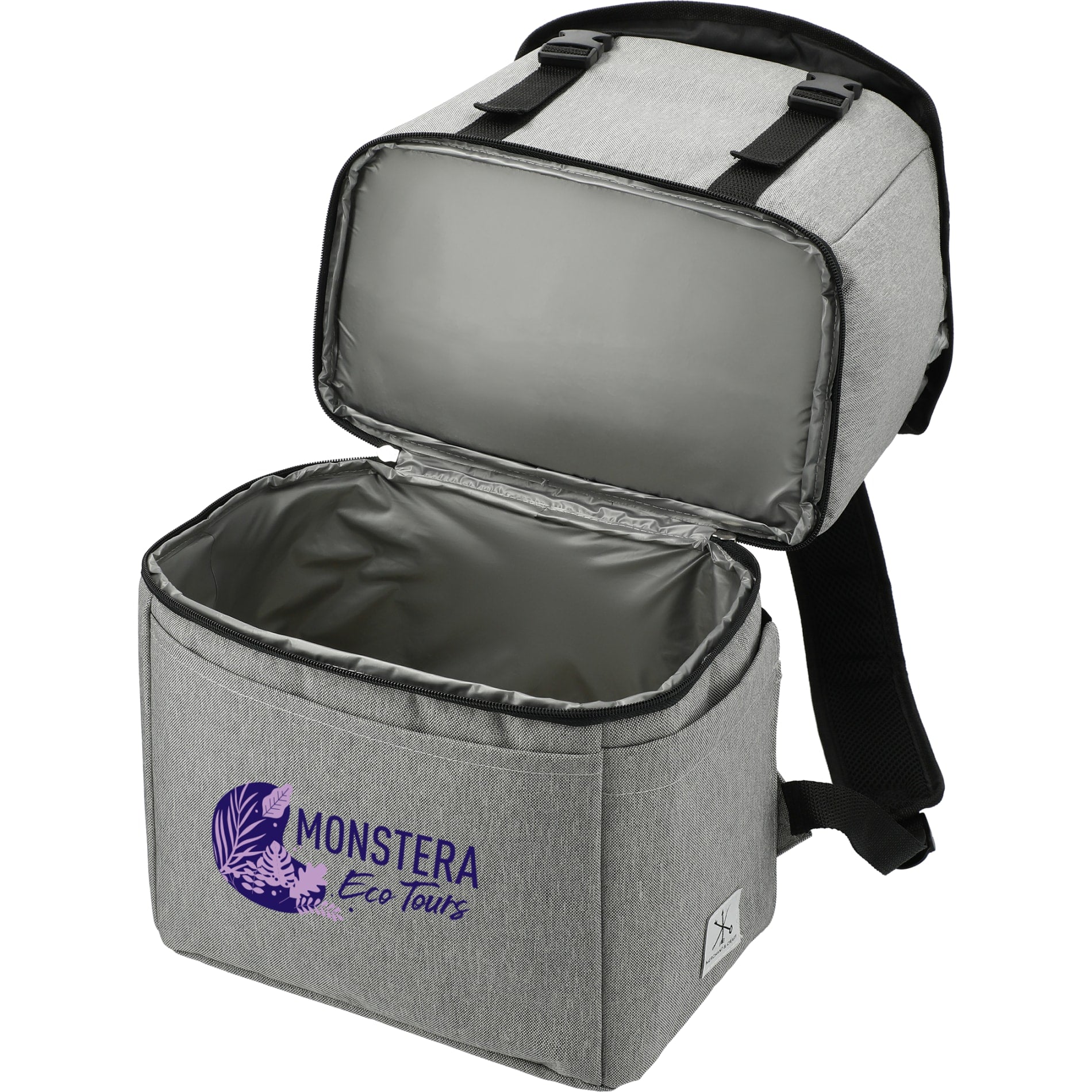Gray Merchant & Craft Revive Recycled Backpack Cooler
