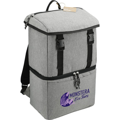 Gray Merchant & Craft Revive Recycled Backpack Cooler