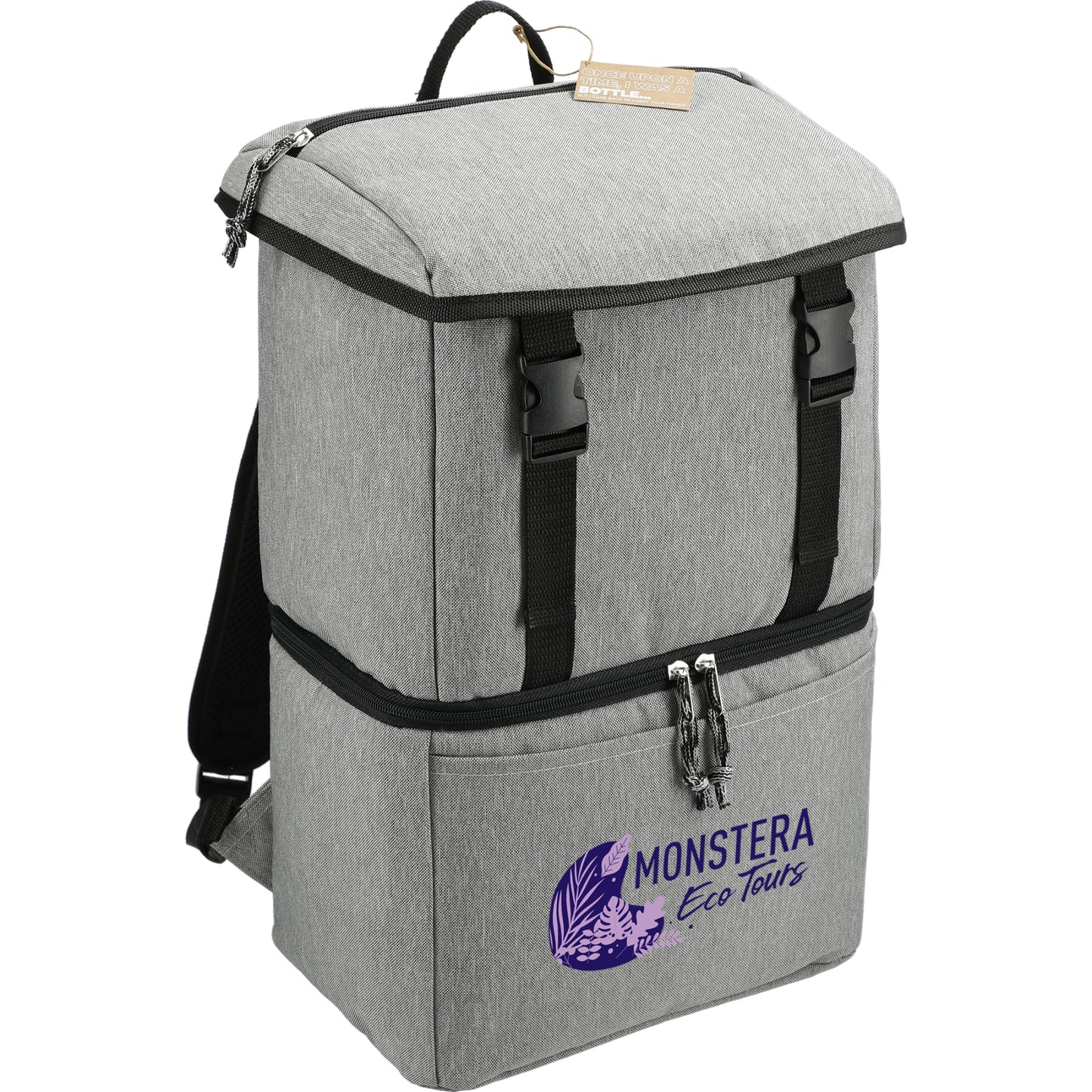 Gray Merchant & Craft Revive Recycled Backpack Cooler