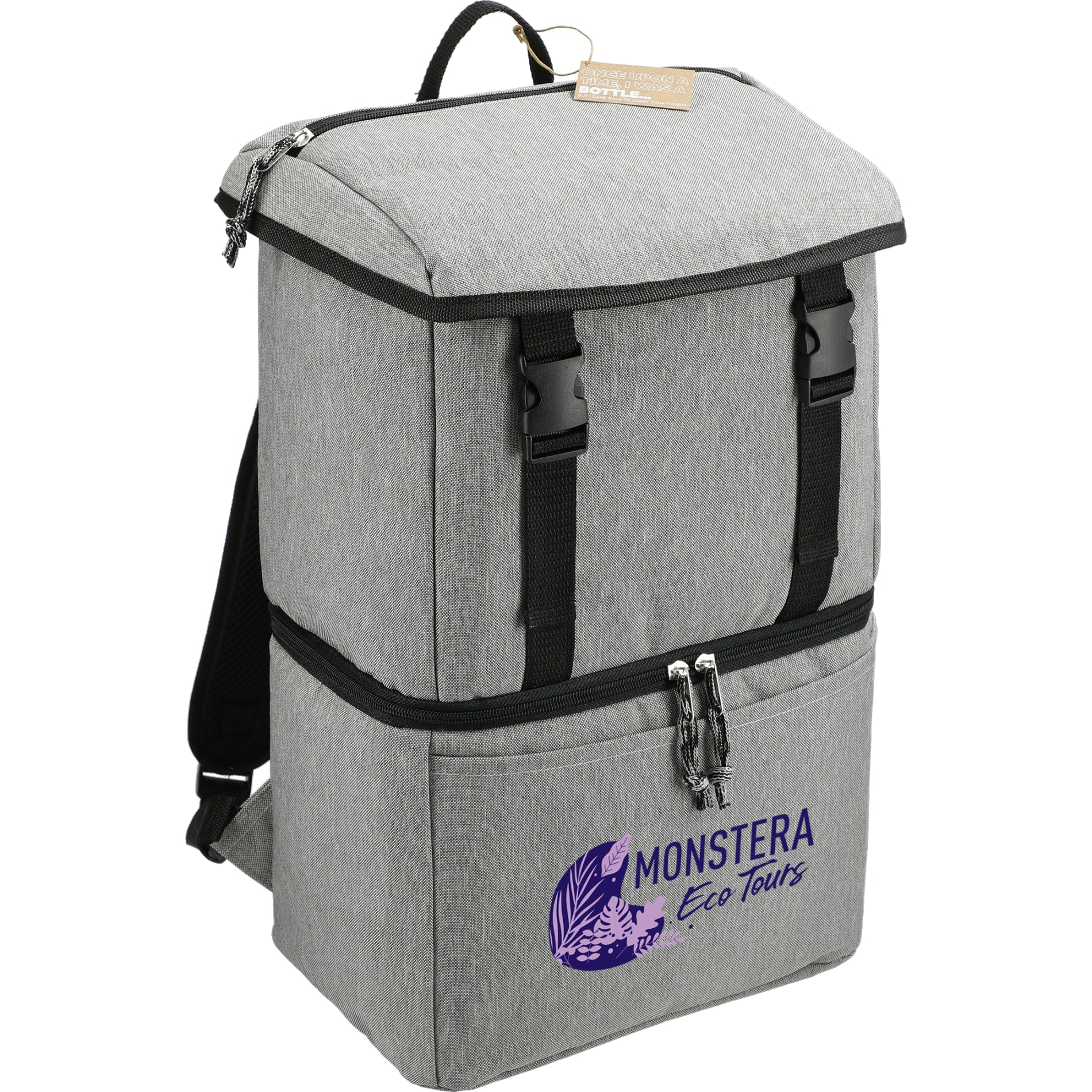 Gray Merchant & Craft Revive Recycled Backpack Cooler