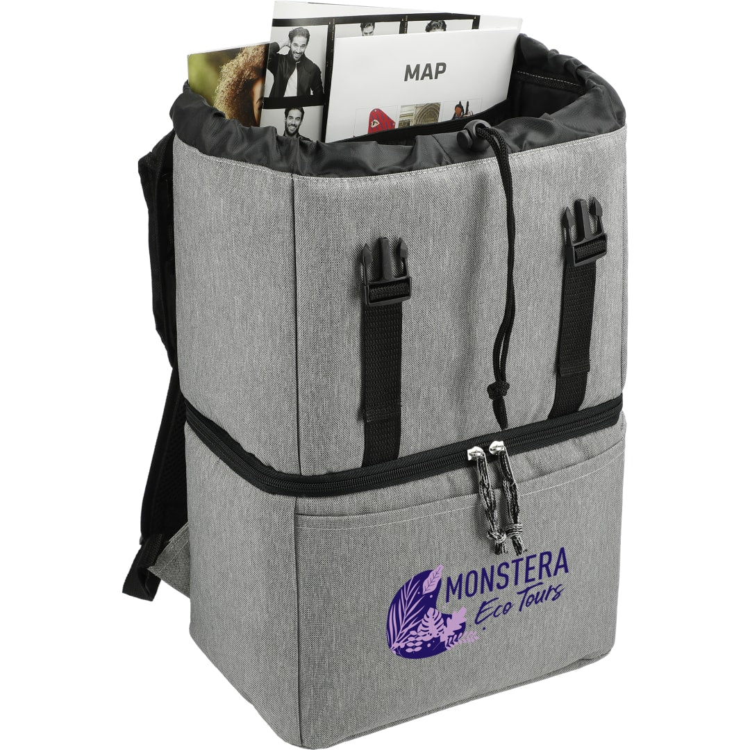 Gray Merchant & Craft Revive Recycled Backpack Cooler