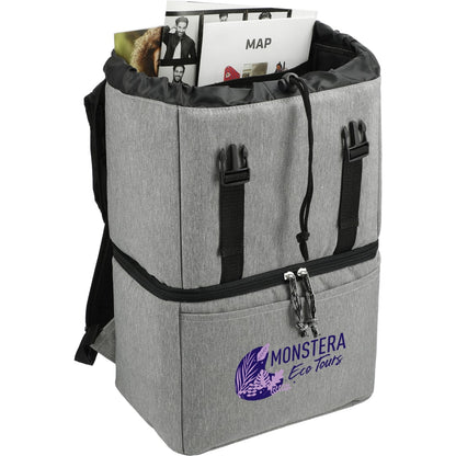 Gray Merchant & Craft Revive Recycled Backpack Cooler