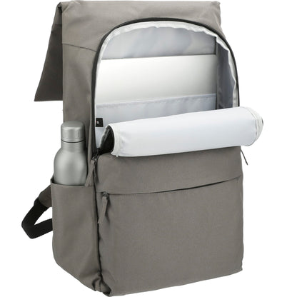 Gray Merritt Recycled 15" Computer Backpack plain