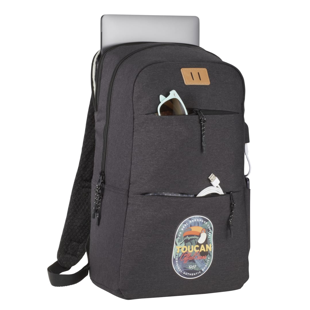 Gray NBN Linden 15" Computer Backpack