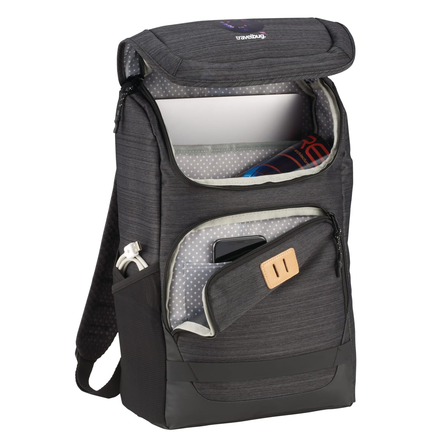 Gray NBN Mayfair 15" Computer Backpack