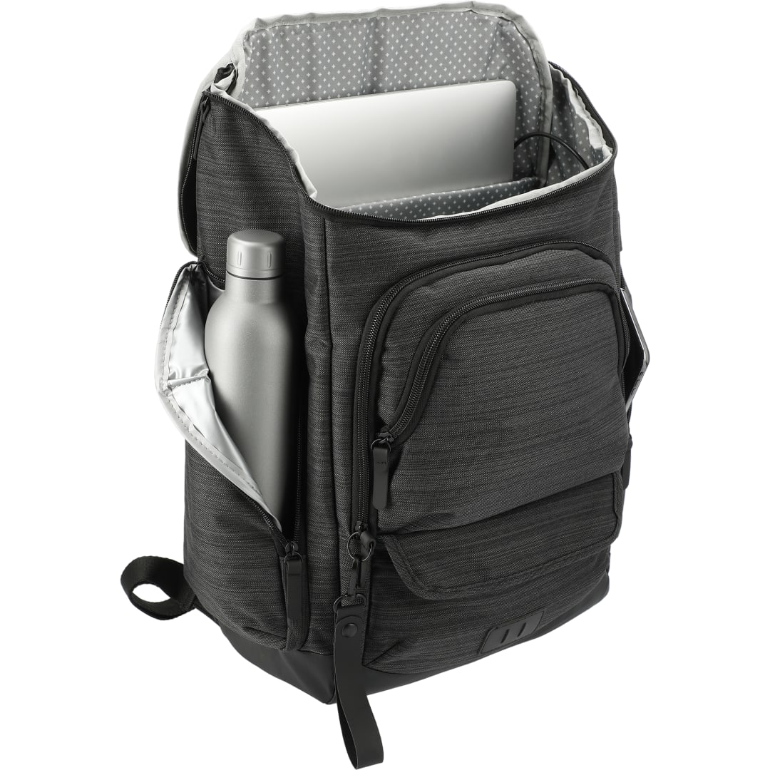 Gray NBN Whitby 15" Computer Backpack w/ USB Port plain