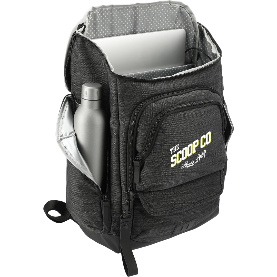 Gray NBN Whitby 15" Computer Backpack w/ USB Port