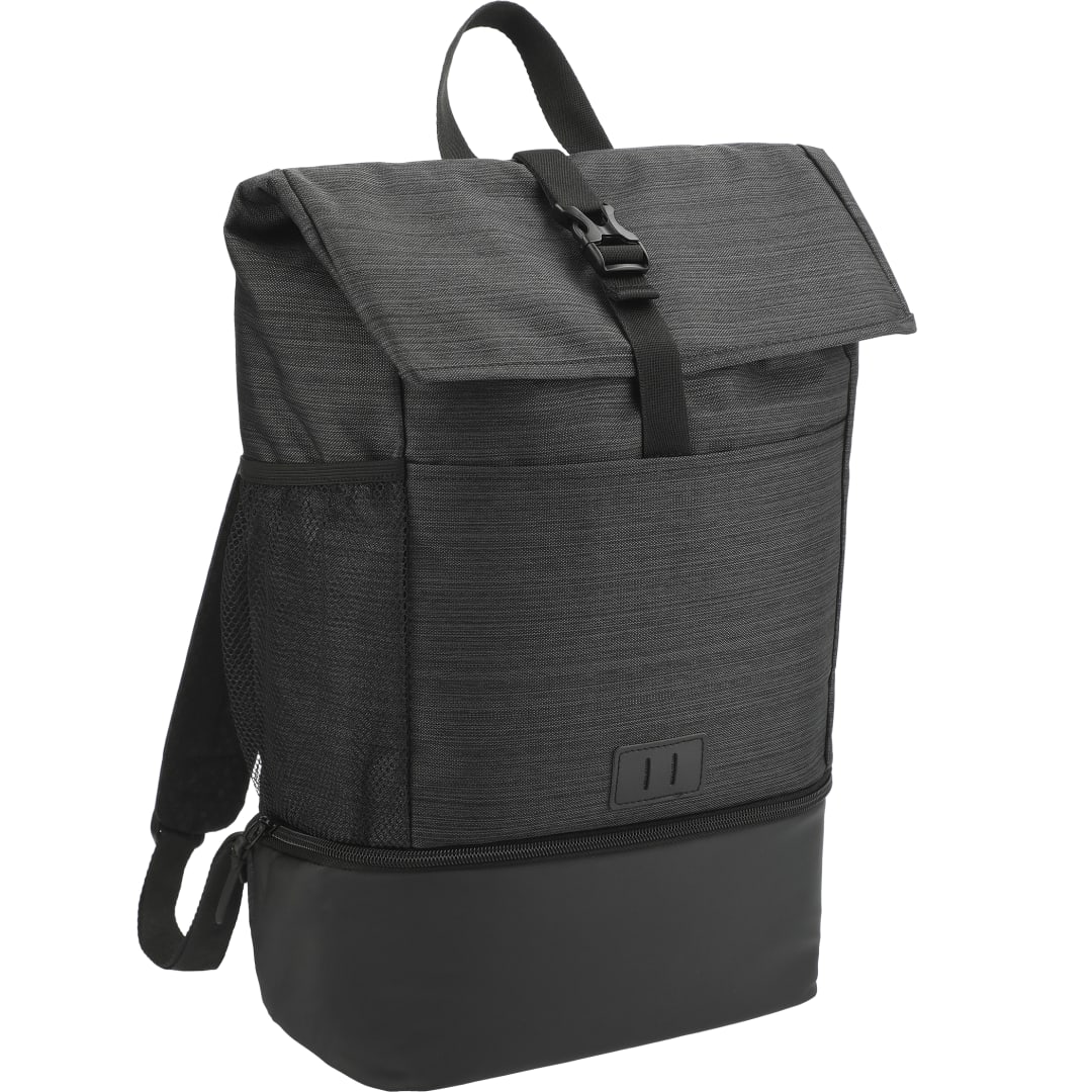Gray NBN Whitby Insulated 15" Computer Backpack plain