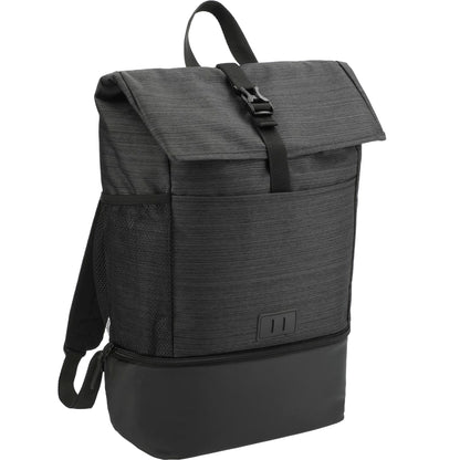 Gray NBN Whitby Insulated 15" Computer Backpack plain