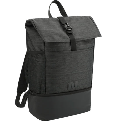 Gray NBN Whitby Insulated 15" Computer Backpack plain