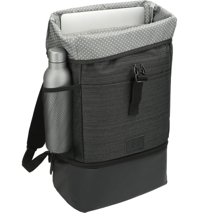Gray NBN Whitby Insulated 15" Computer Backpack plain