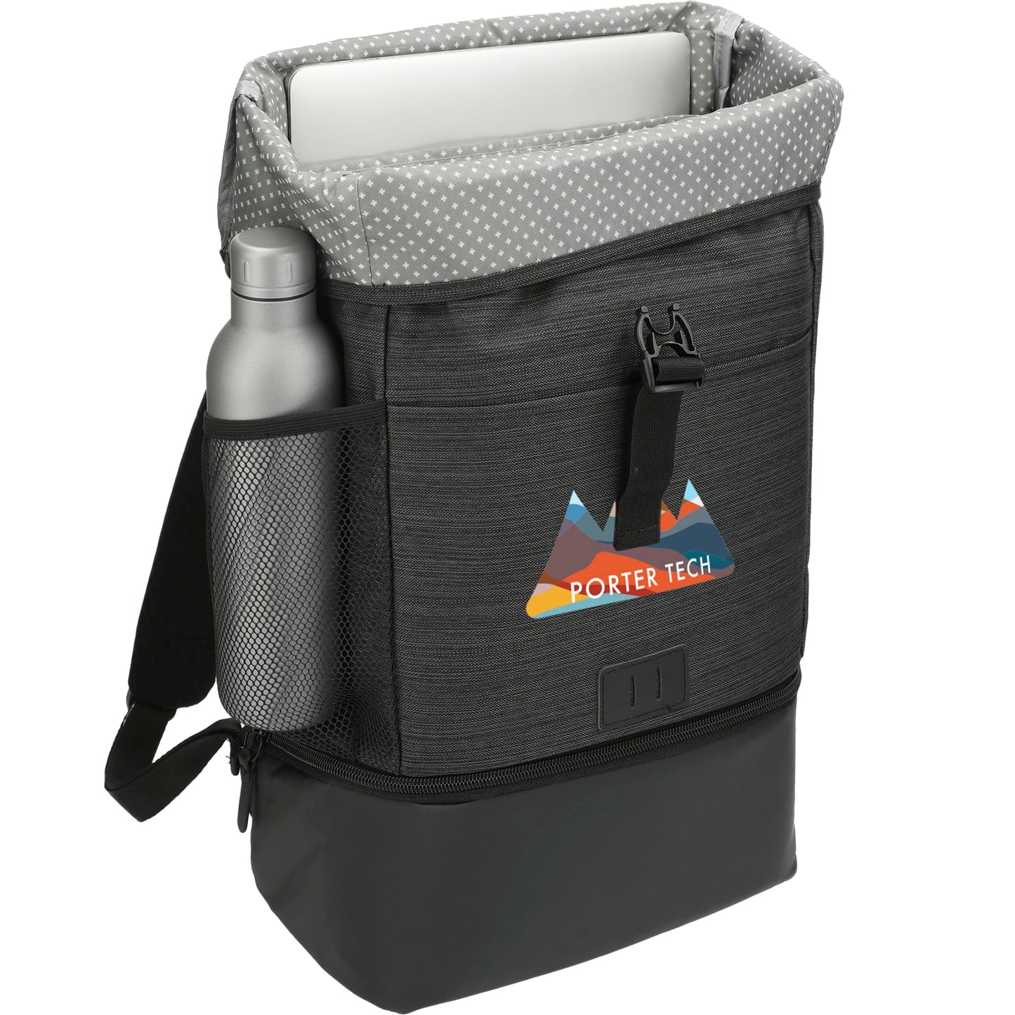 Gray NBN Whitby Insulated 15" Computer Backpack