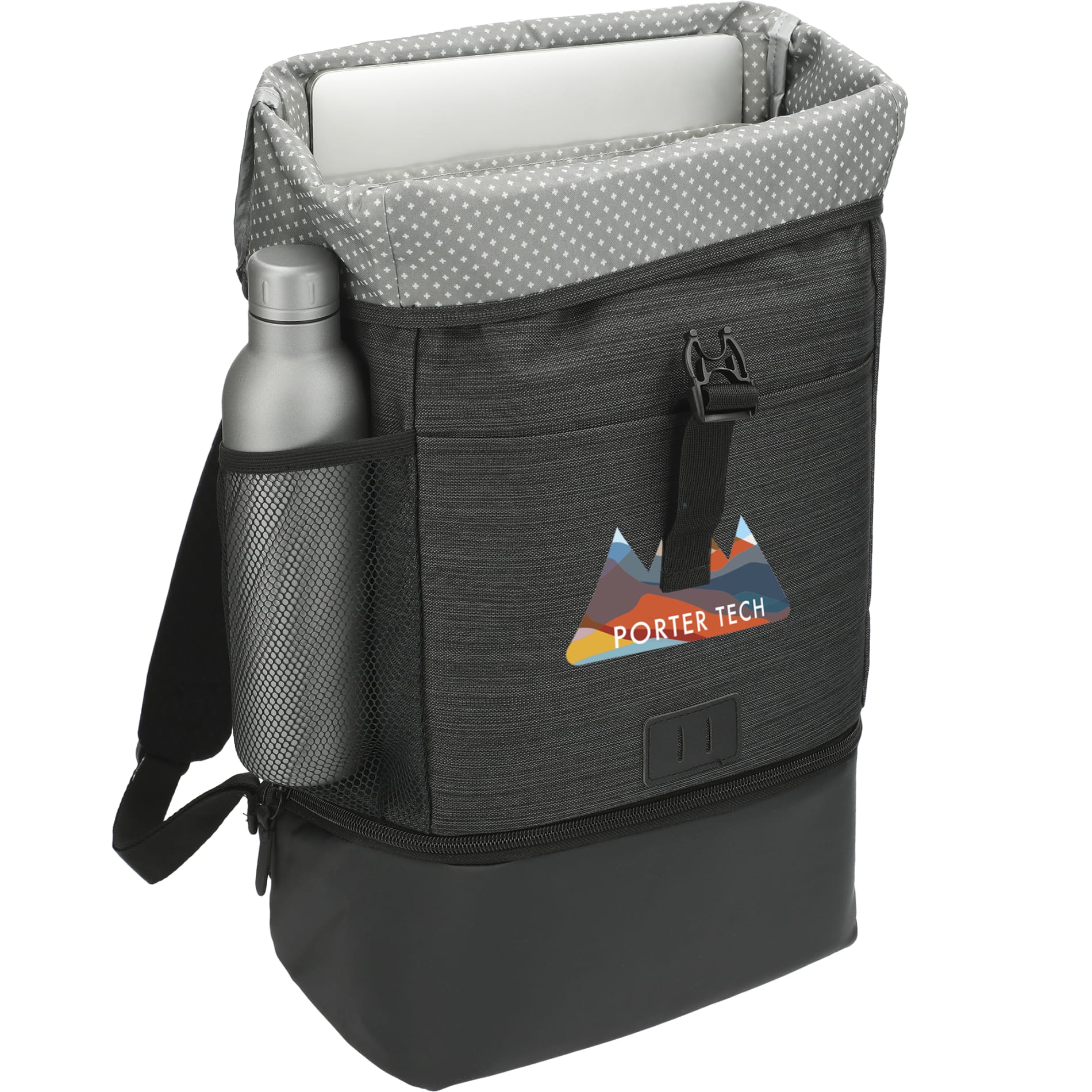Gray NBN Whitby Insulated 15" Computer Backpack