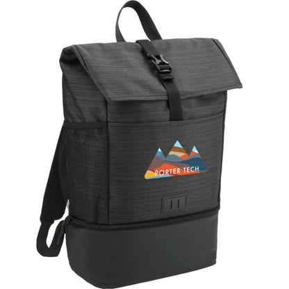 Gray NBN Whitby Insulated 15" Computer Backpack