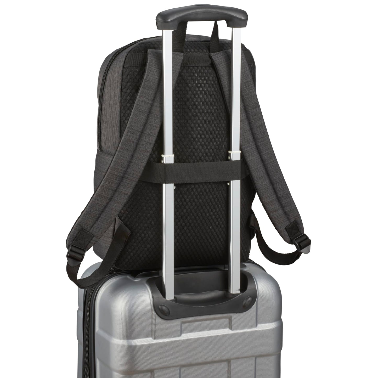 Gray NBN Whitby Slim 15" Computer Backpack w/ USB Port