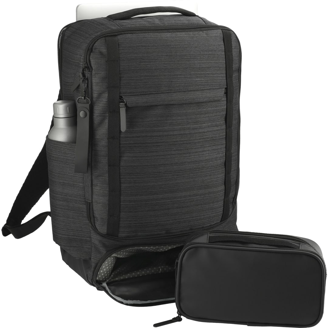 Gray NBN Work Anywhere 15" Computer Backpack plain