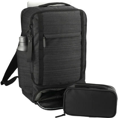 Gray NBN Work Anywhere 15" Computer Backpack plain