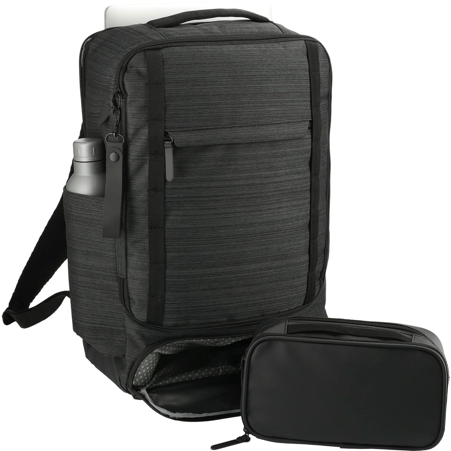 Gray NBN Work Anywhere 15" Computer Backpack plain