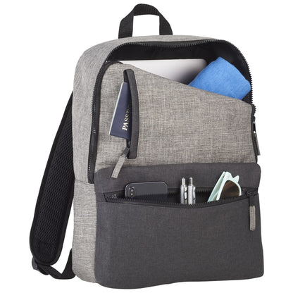 Gray Reclaim Recycled 15" Computer Backpack plain