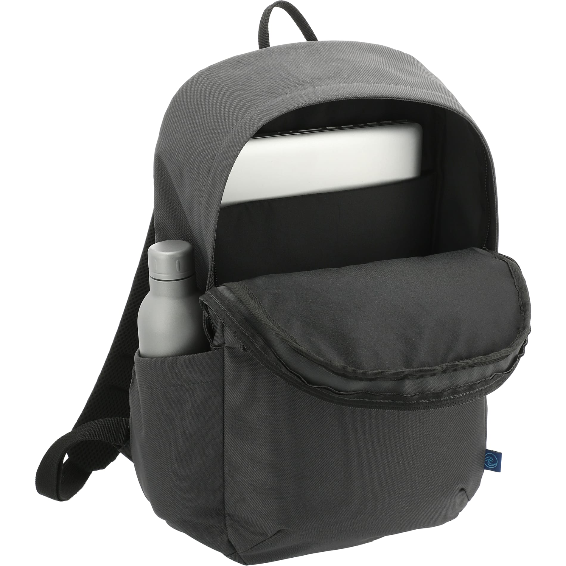 Gray Repreve® Ocean Commuter 15" Computer Backpack plain