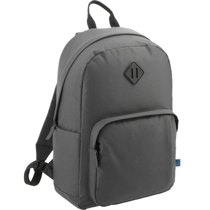 Gray Repreve® Ocean Everyday 15" Computer Backpack plain
