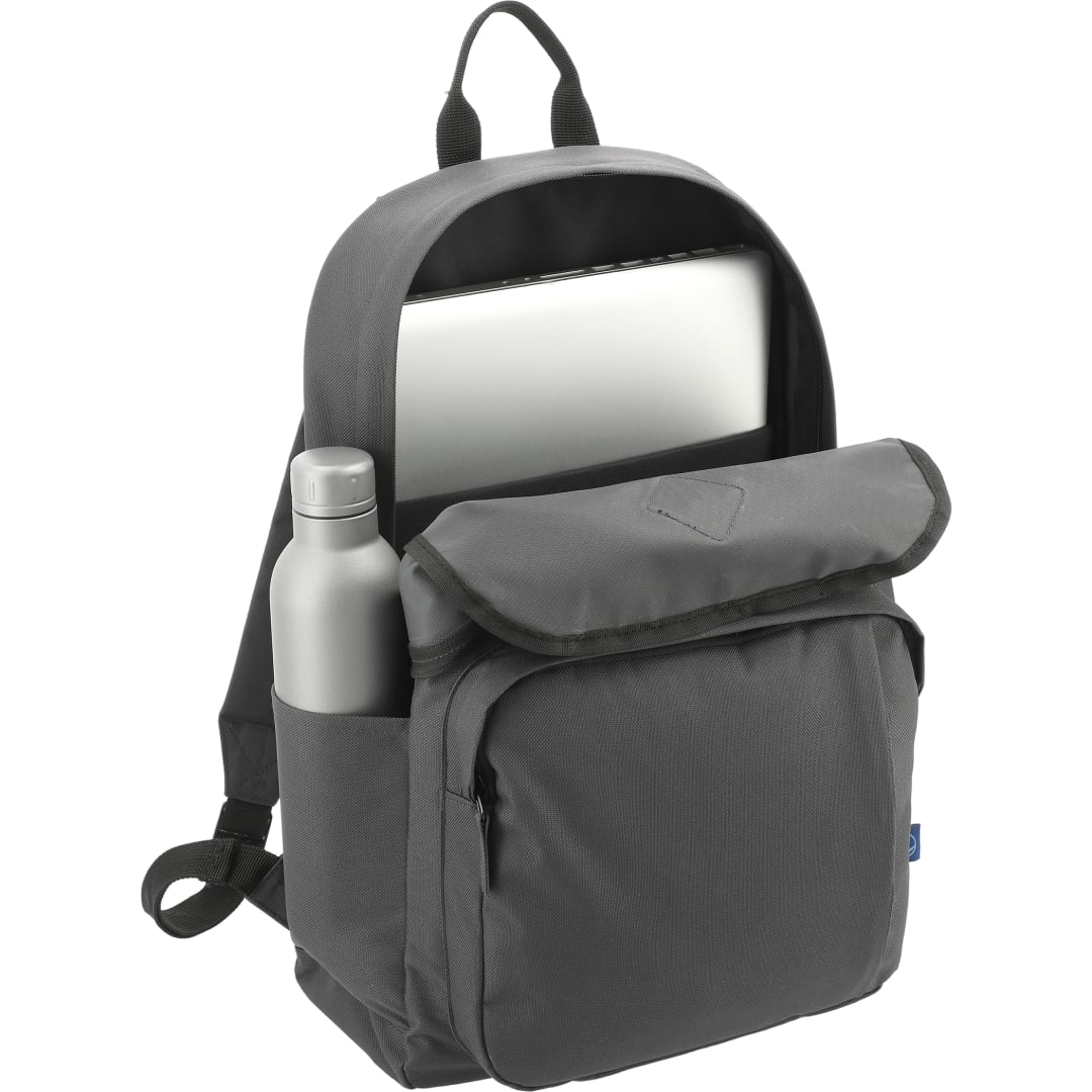 Gray Repreve® Ocean Everyday 15" Computer Backpack plain
