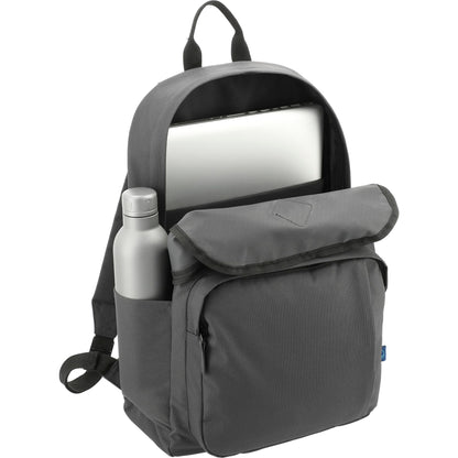 Gray Repreve® Ocean Everyday 15" Computer Backpack plain