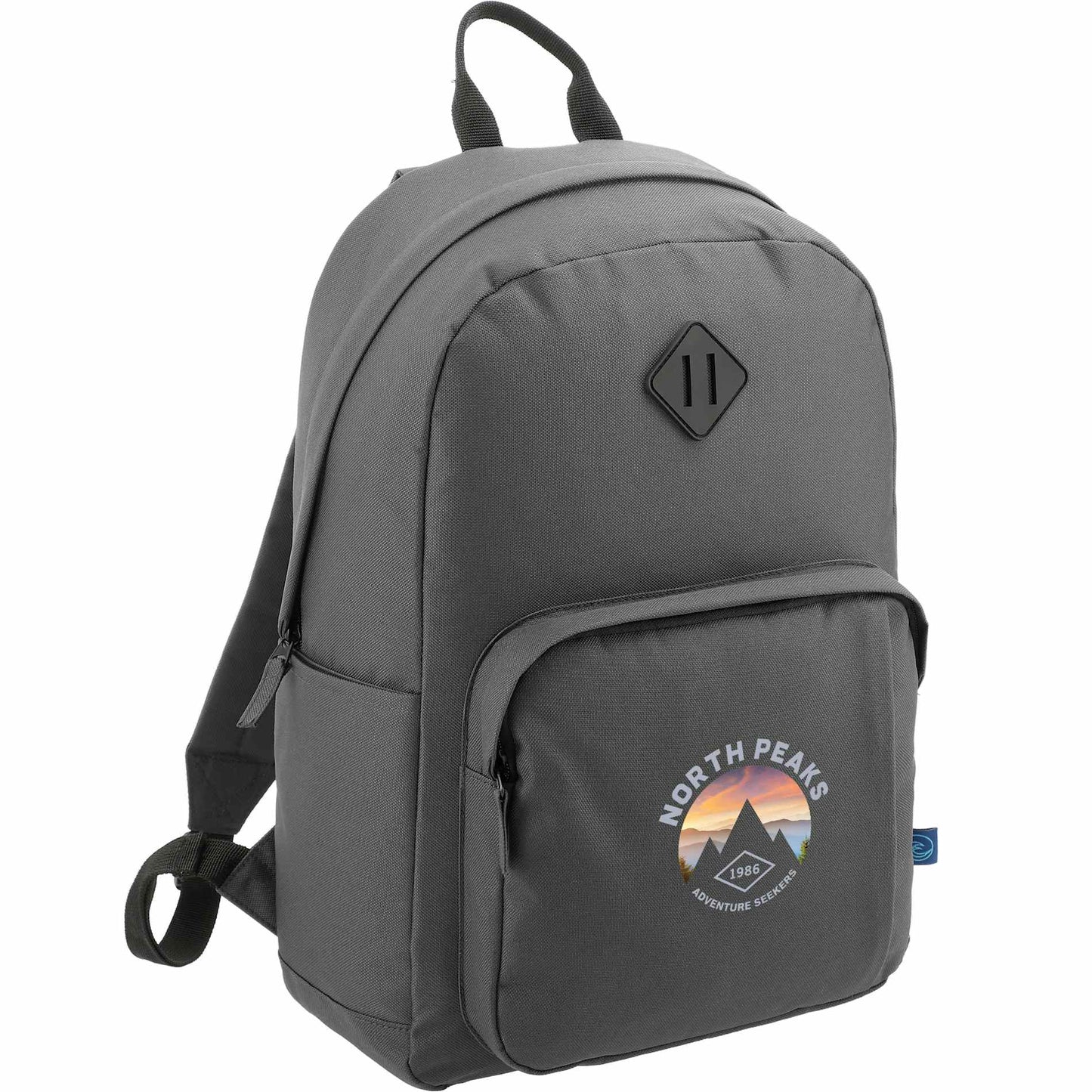 Gray Repreve® Ocean Everyday 15" Computer Backpack
