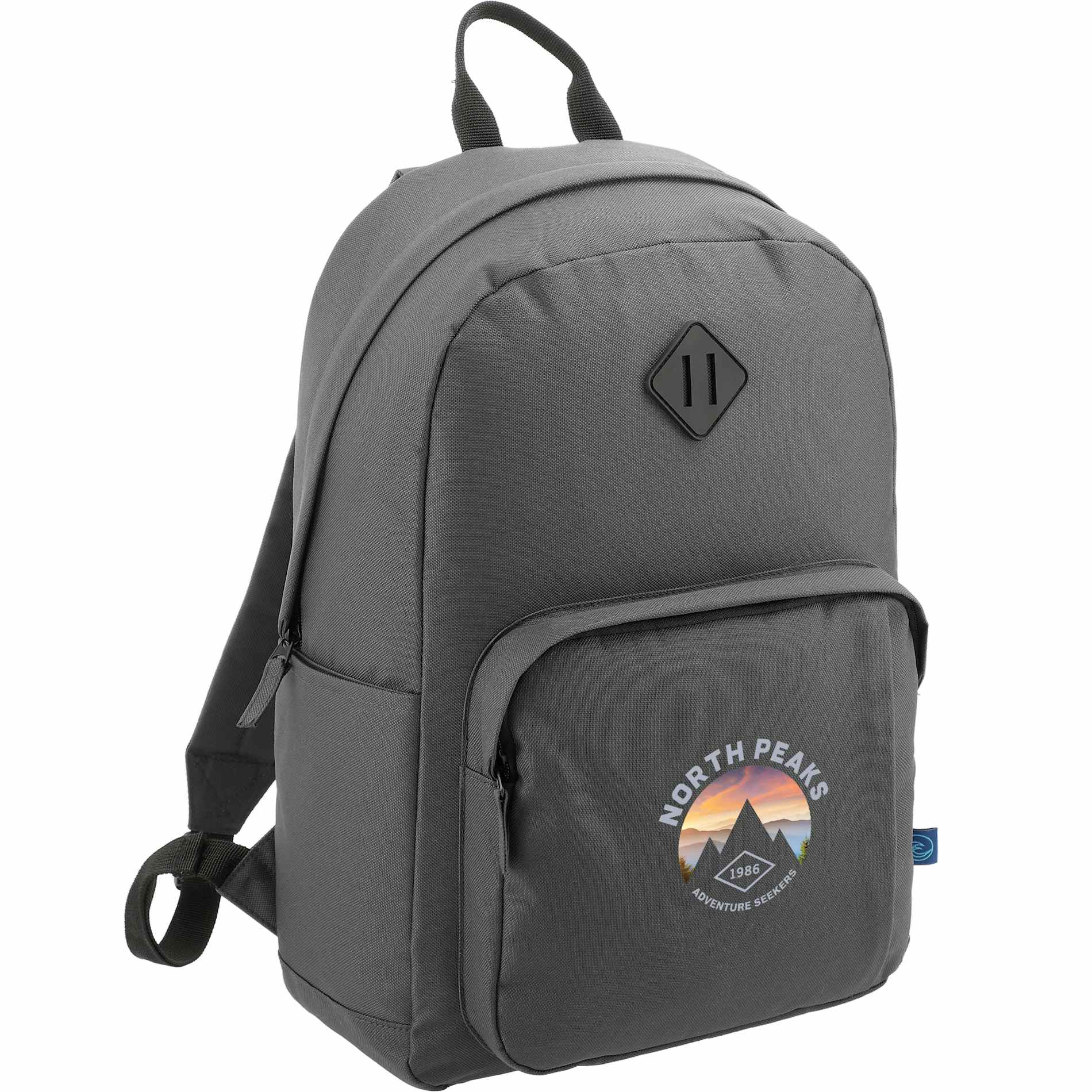 Gray Repreve® Ocean Everyday 15" Computer Backpack