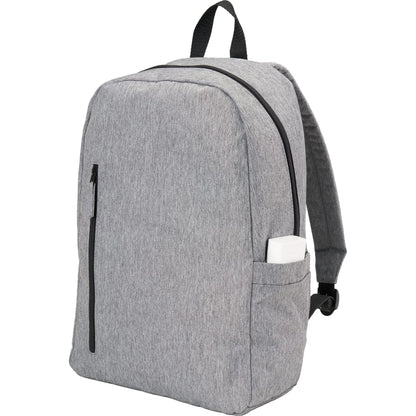 Gray Skye Recycled Laptop Backpack plain