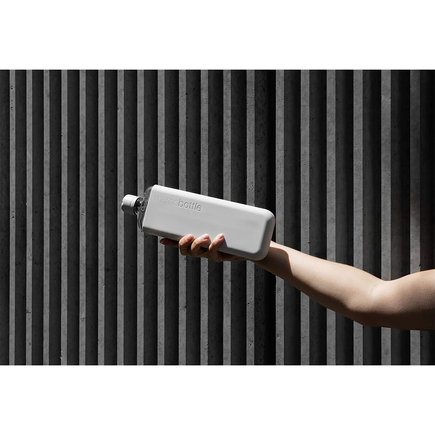 Gray SLIM Original Colored memobottle plain