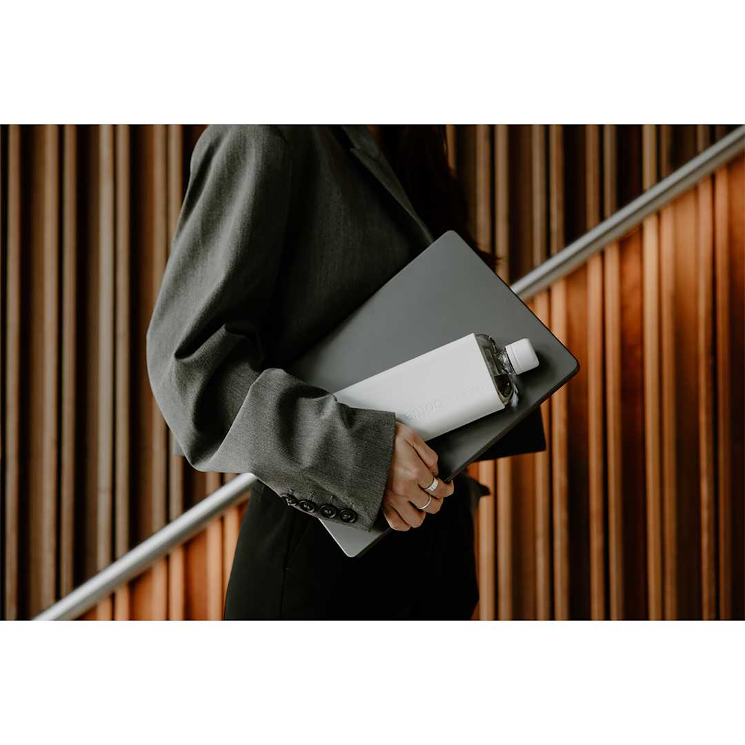 Gray SLIM Original Colored memobottle plain