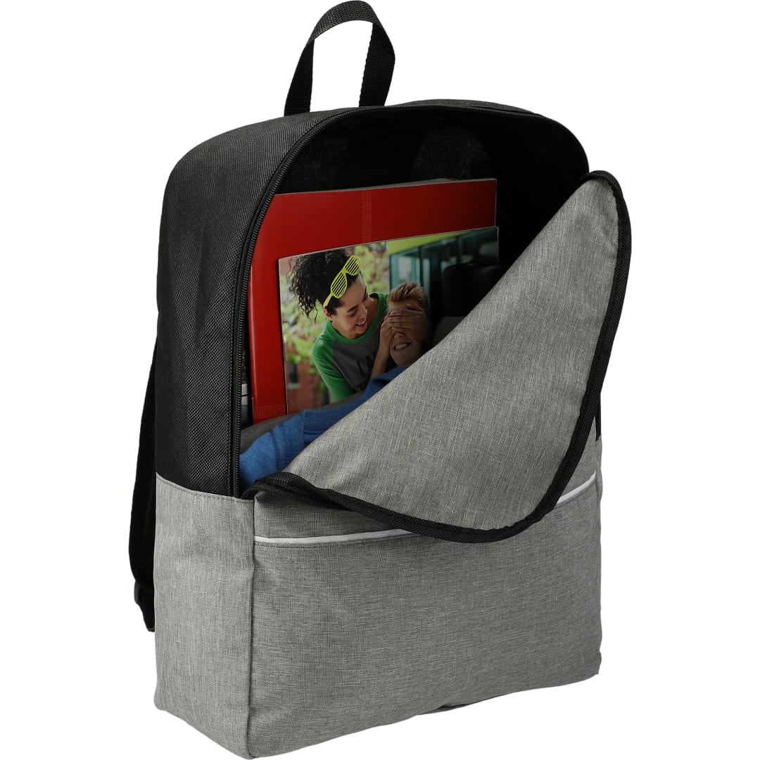 Gray Stone Backpack plain