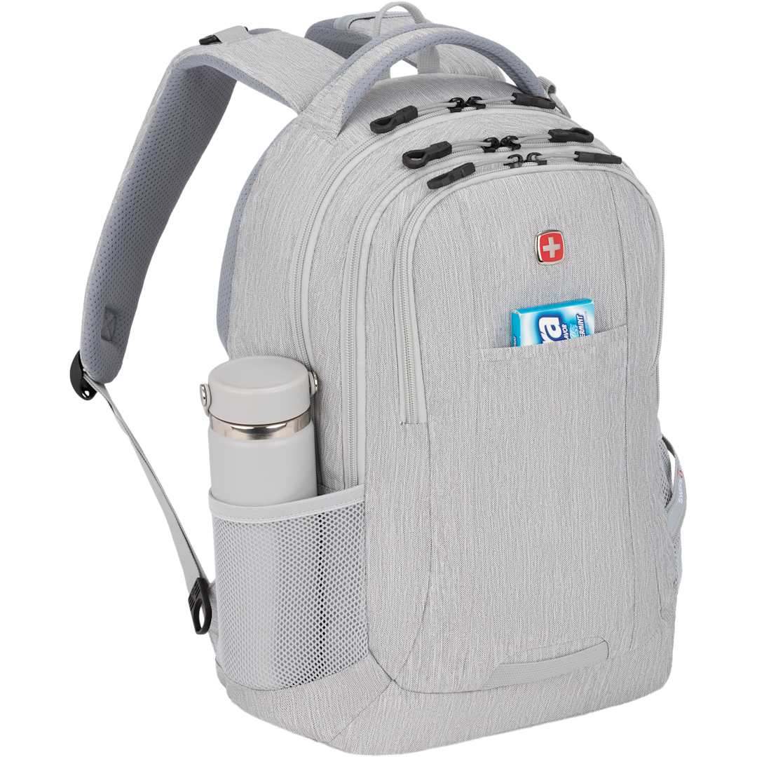 Gray Swiss Gear Frost Peak Computer Backpack plain
